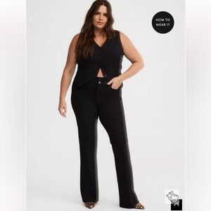Torrid High-Rise Trouser Boot Cut Pant